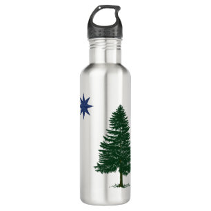 1901 Maine Flag - Vintage Style 710 Ml Water Bottle