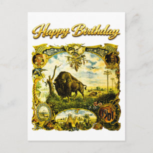 1901 Pan American Expo Buffalo NY Happy Birthday  Postcard