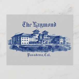 1901 Raymond Hotel Pasadena California Postcard