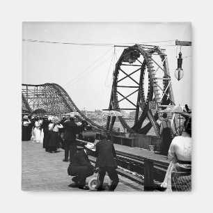 1901 The Loop Roller coaster Magnet