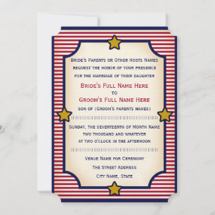 1904 Bully Pulpit (Wedding Collection) Invitation