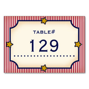 1904 Bully Pulpit (Wedding Collection) Table Number