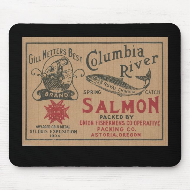"1904 Gillnetter Ad" Mouse Pad (Front)