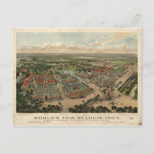1904 St. Louis World's Fair Postcard (Front)