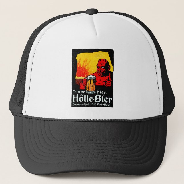 1905 German Beer Poster Trucker Hat (Front)