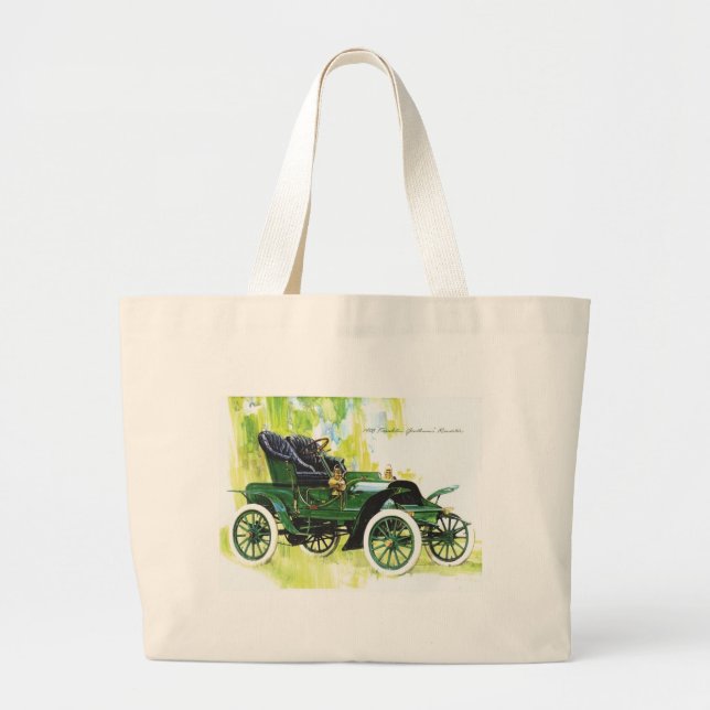1905 Raodster Large Tote Bag (Front)