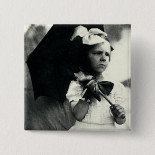 1905 Tough Little Girl 15 Cm Square Badge