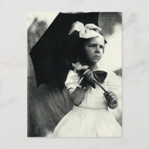 1905 Tough Little Girl Postcard