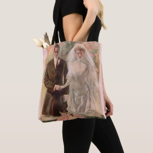 1906 Edwardian wedding Tote Bag