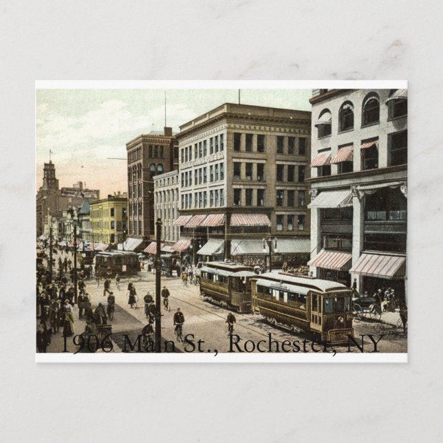 1906 Main St., Rochester, NY Postcard (Front)