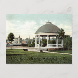 1906 Zoo Entrance, Wilmington, DE Postcard
