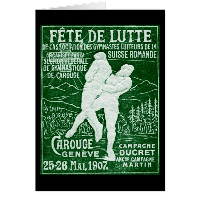 1907 Swiss Wrestling (Front)