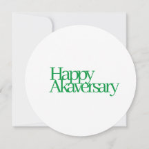 1908 anniversary (membership) note card