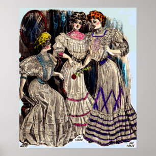 1908 Gimbels dresses no. 2 Poster