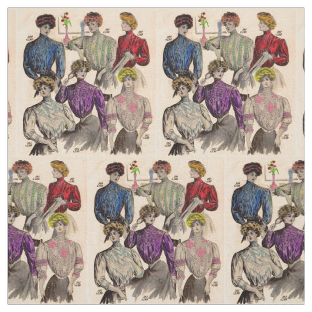 1908 Gimbels ladies blouses waists no. 2 Fabric (Swatch)