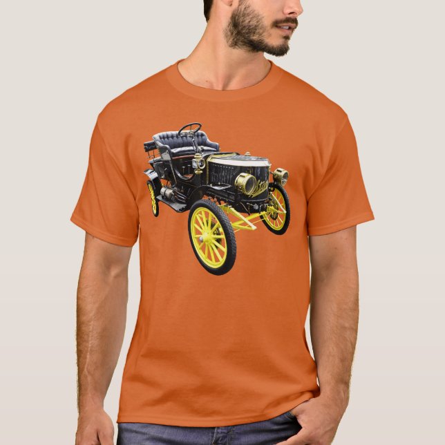1908 Stanley Steamer Motor Car funny T-Shirt (Front)