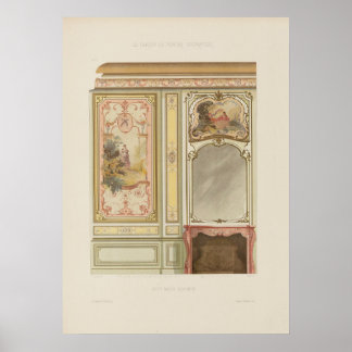 1910 Desaint Petit Salon Regence Art Poster