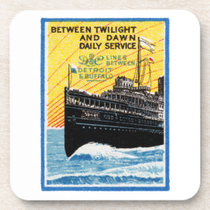 1910 Detroit to Buffalo Steamship Coaster