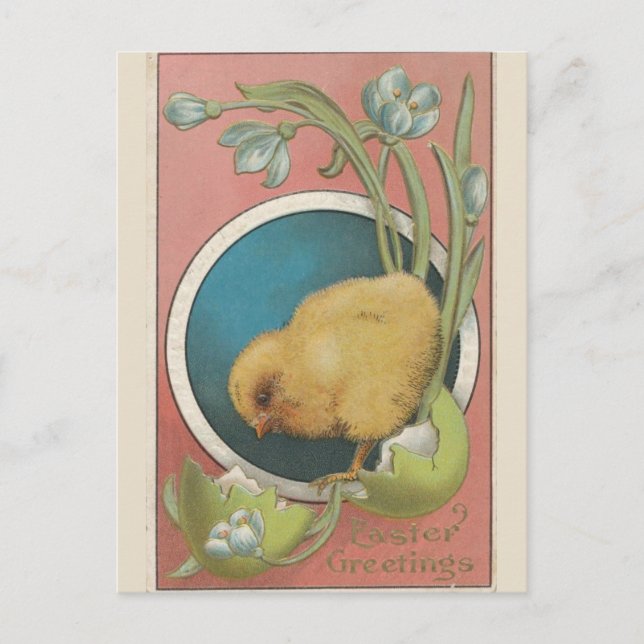 1910 Easter Design Postcard (Front)