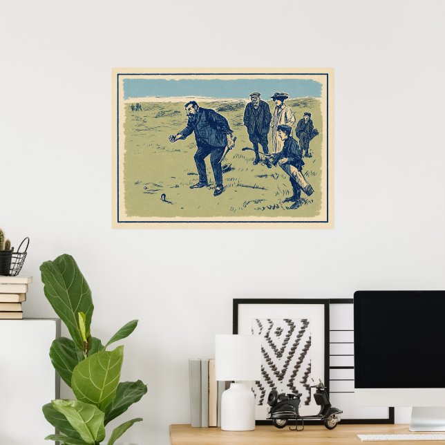 1910 Golf - Art Print (Home Office)
