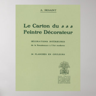 1910 Le Carton Du Peintre Cover Poster