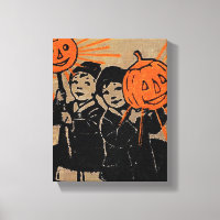 1910 "TOY PUMPKINS"  BOOK COVERART CANVAS WRAP