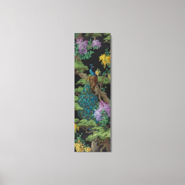 1910 Vintage Wallpaper The Cedar Tree Canvas Print (Front)