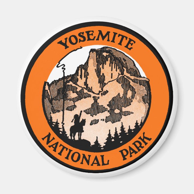 1910 Yosemite National Park Magnet (Front)