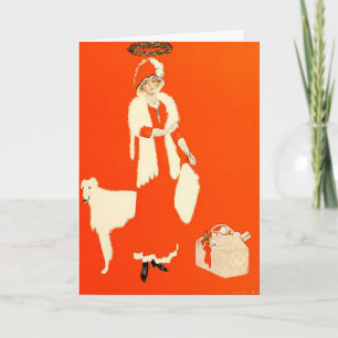 1911 Coles Phillips Xmas Illustration Holiday Card