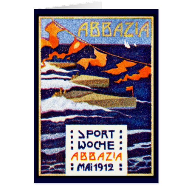 1912 Abbazia Speed Boat Races (Front)