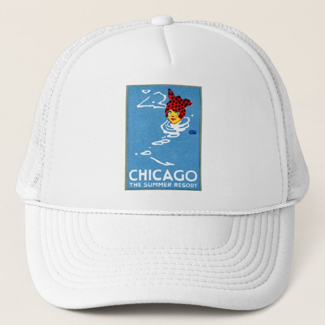 1912 Chicago, The Summer Resort Trucker Hat (Front)