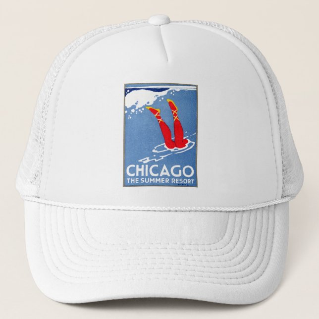 1912 Chicago, The Summer Resort Trucker Hat (Front)