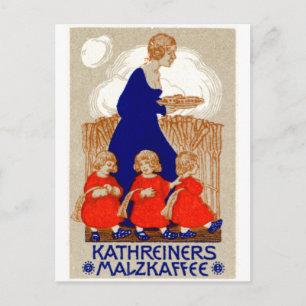 1912 Coffee Poster Postcard
