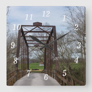 1912 Green Bridge Wall Clock