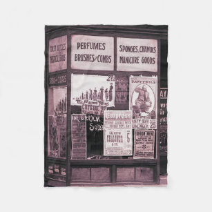 1912 Store Window Vaudeville Pro-Union Manicure Fleece Blanket