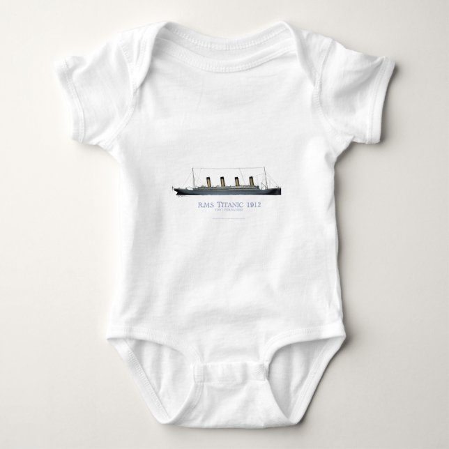 1912 Titanic 1 Baby Bodysuit (Front)