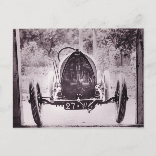 1913 BUGATTI POSTCARD (Front)