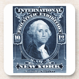1913 New York Philatelic Exhibit Coaster