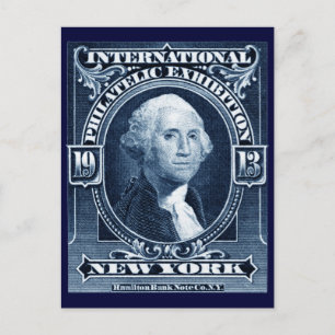 1913 New York Philatelic Exhibit Postcard