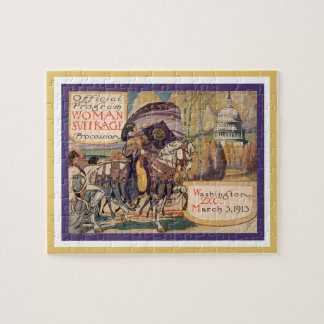 1913 Suffrage Parade Procession Votes For Women Jigsaw Puzzle