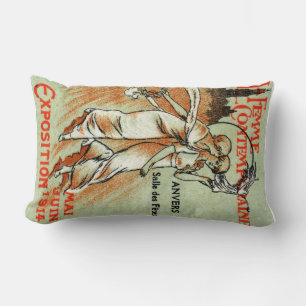 1914 Expo for The Modern Woman Lumbar Cushion