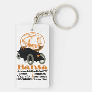 1914 Hansa Automobile Key Ring