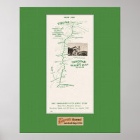 1914 Map, Tonopah to Gilbert’s Ranch