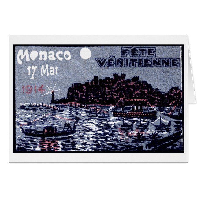 1914 Venetian Festival of Monaco (Front Horizontal)