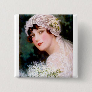 1915 Bride 15 Cm Square Badge