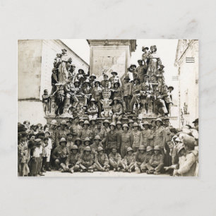 1915 British Empire Troops Postcard
