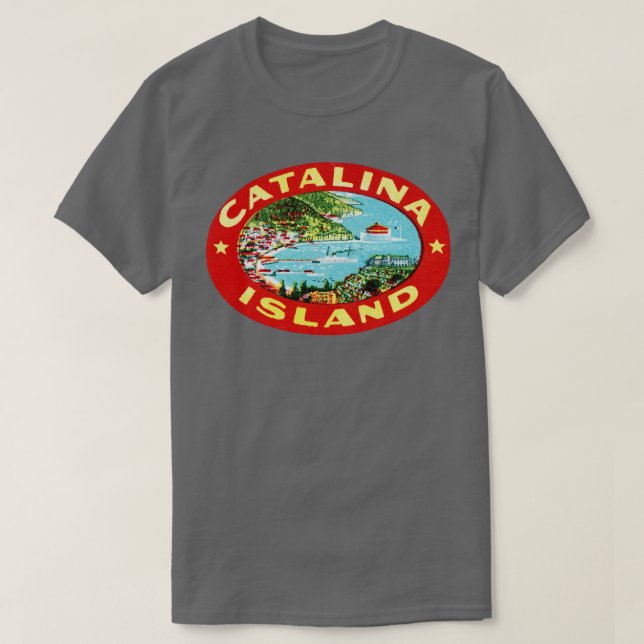 1915 Catalina Island California T-Shirt (Design Front)