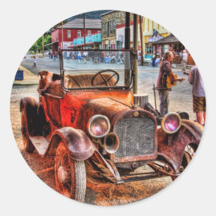 1915 DODGE CLASSIC ROUND STICKER