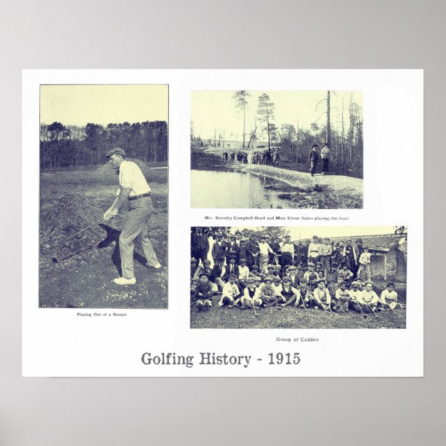 1915 Golfing History Print (Front)
