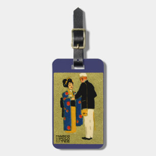 1915 Marco Polo Tea Luggage Tag